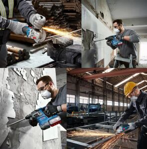 Bosch GWS 18V-8 Taşlama + GBH 185-L Kırıcı Delici İkili Set 18V 5Ah