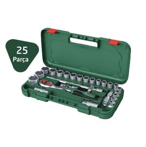 Bosch 1600A02Z9F Universal Lokma Takımı 1/2'' 25 Parça