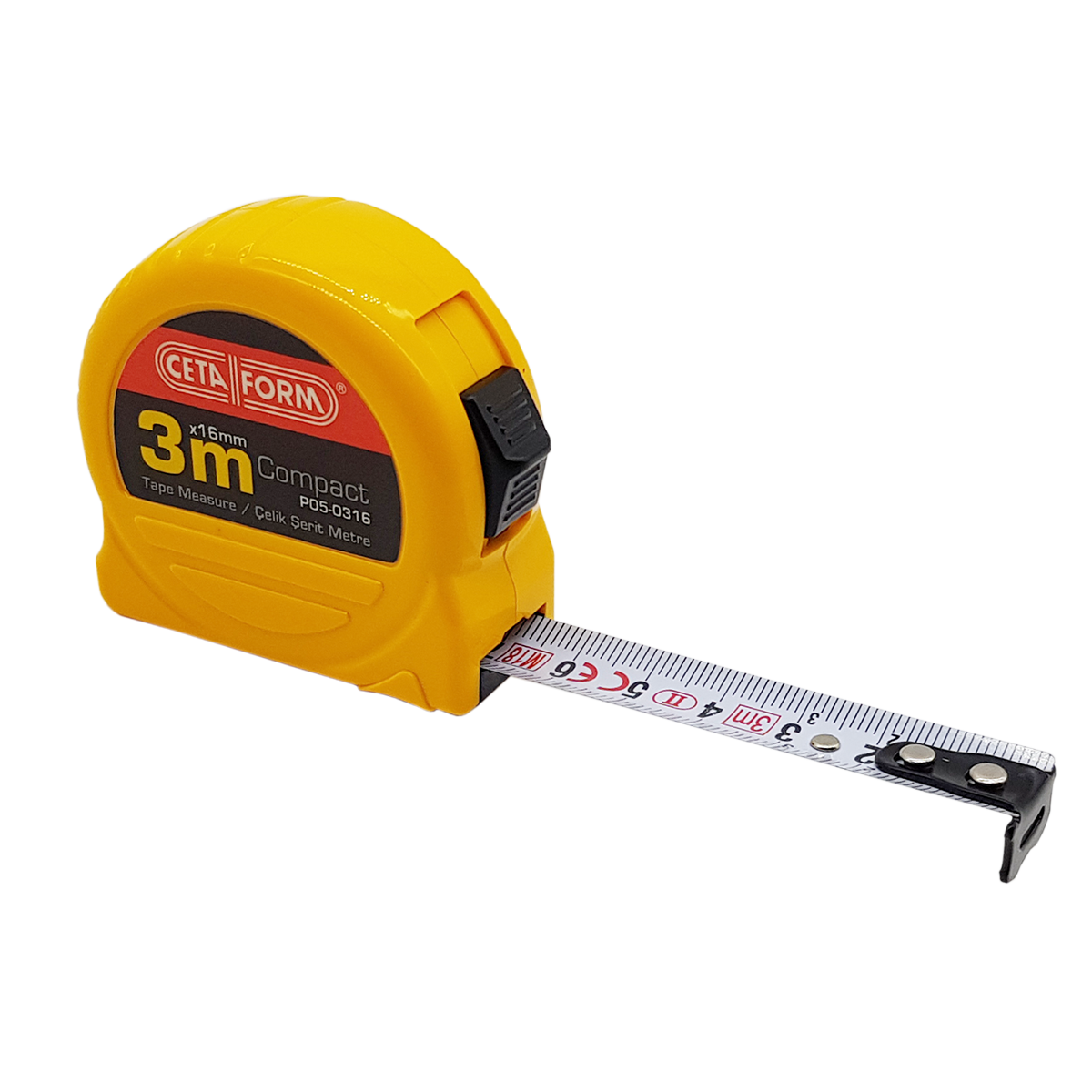 Ceta Form P05-0316 Compact Şerit Metre 3mt 16mm