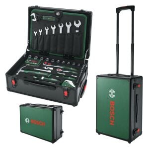 Bosch 1600A02ZB4 Tekerlekli Teleskopik Dolu Takım Çantası 119 Parça