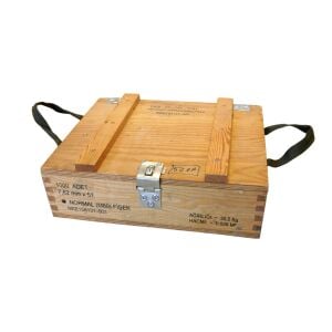 Dekoratif Projelik Ahşap Mühimmat Sandığı Model 2 Sandık