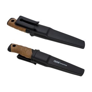 Rox Camping 0322 Bushcraft Plus Paslanmaz Çelik Kamp Bıçağı (Siyah)