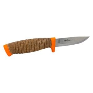 Rox Camping 0321 Bushcraft Plus Paslanmaz Çelik Kamp Bıçağı (Turuncu)