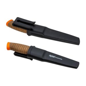 Rox Camping 0321 Bushcraft Plus Paslanmaz Çelik Kamp Bıçağı (Turuncu)