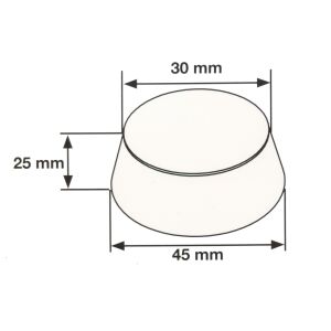 Proxxon 29077 Orta Sert Sünger 2'li Pkt (WP/E, WP/A, EP/E, EP/A)
