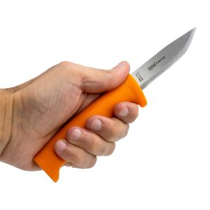 Rox Camping 0320 Bushcraft Eco Paslanmaz Çelik Kamp Bıçağı (Turuncu)