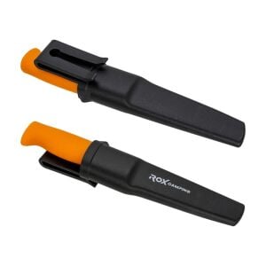 Rox Camping 0320 Bushcraft Eco Paslanmaz Çelik Kamp Bıçağı (Turuncu)