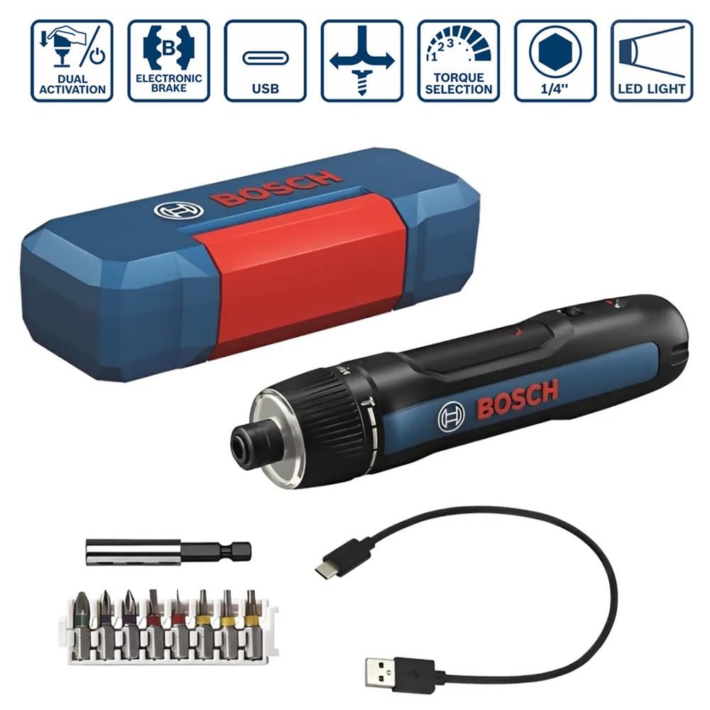 Bosch Go3 Akülü Tornavida Vidalama Makinesi 2.5-5Nm 3.6V