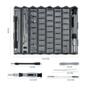 Rox 0307 Bits Uçlu Hassas Tornavida Seti 126 Parça