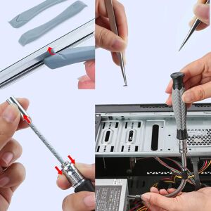 Rox 0307 Bits Uçlu Hassas Tornavida Seti 126 Parça