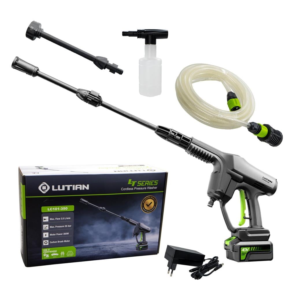 Lutian LC101-350 Akülü Basınçlı Yıkama Makinesi 55 Bar