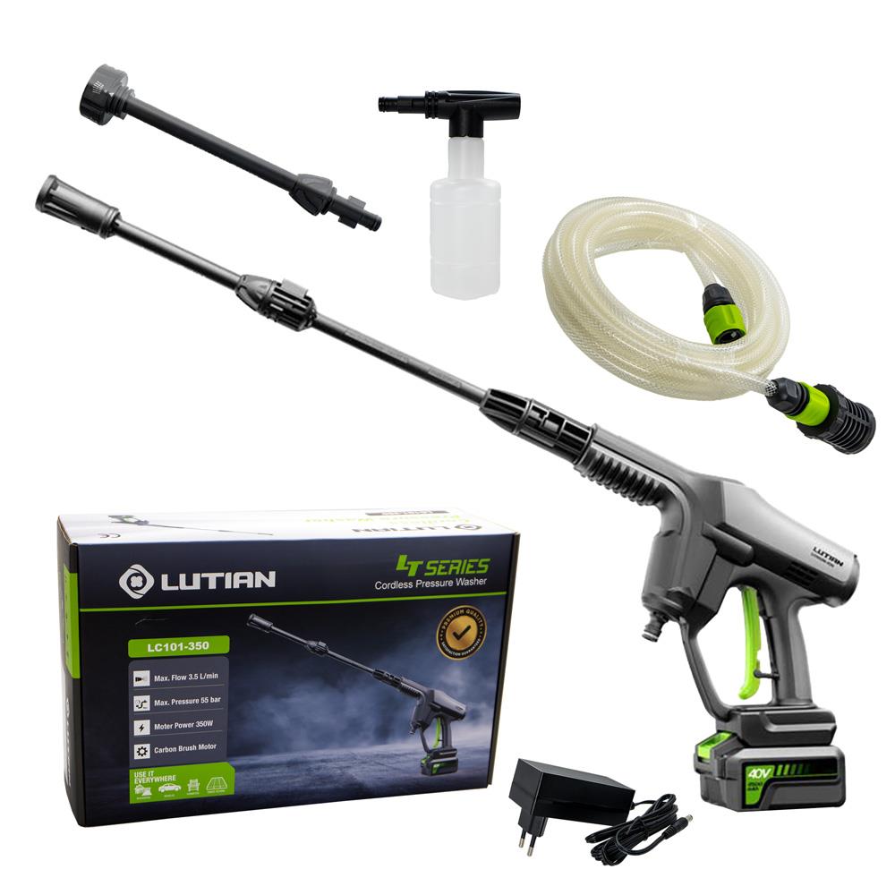 Lutian LC101-350 Akülü Basınçlı Yıkama Makinesi 55 Bar
