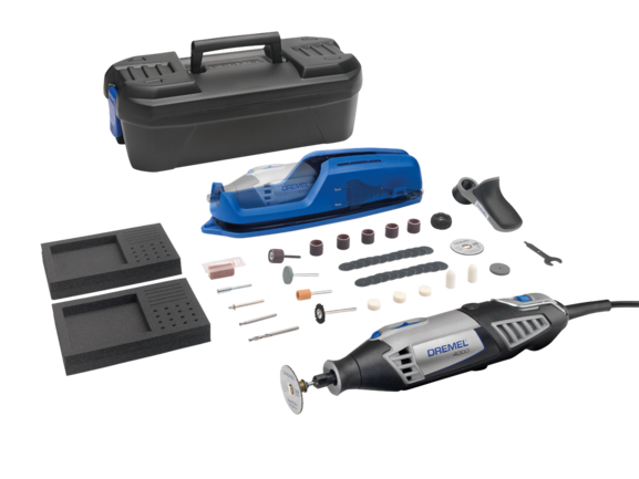 Dremel 4000 -1/45 El Motoru 45 Aksesuarlı + 1 Bağlantı Parçası