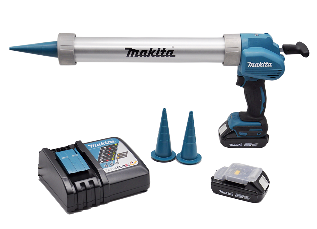Makita DCG180RYEB Çift Li-ion Akülü Sosis Silikon Tabancası