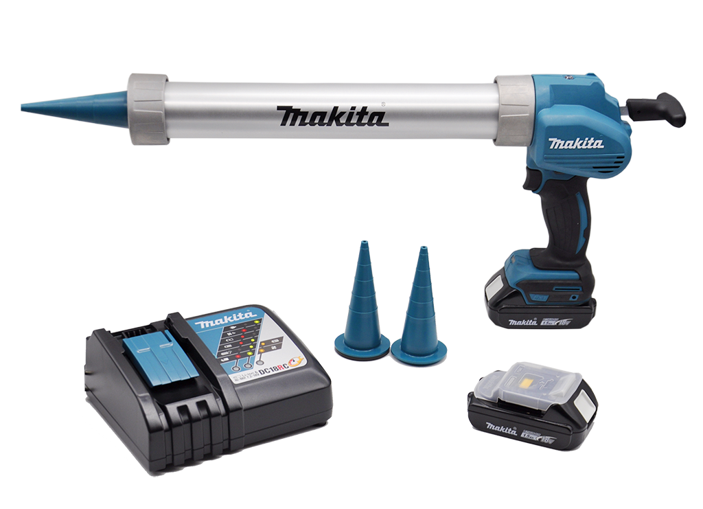 Makita DCG180RYEB Çift Li-ion Akülü Sosis Silikon Tabancası