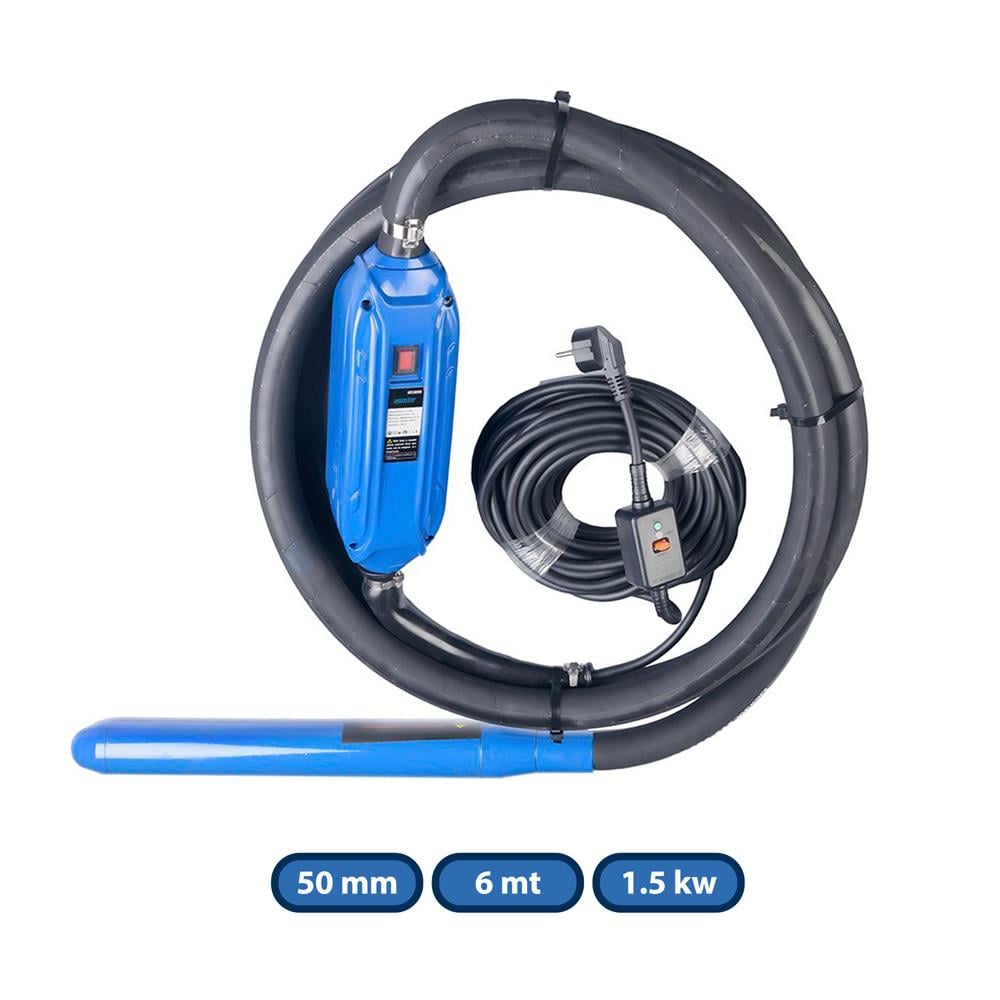 Master 532711 Kendinden Konvetörlü Beton Vibratörü 1.5kw 50mm 6mt