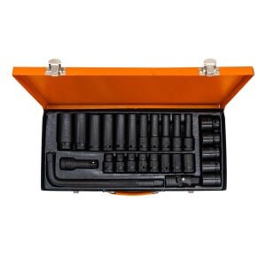 6096 1/2'' Havalı Lokma Takımı Metal Kutulu 27 Parça