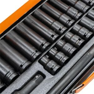 6096 1/2'' Havalı Lokma Takımı Metal Kutulu 27 Parça