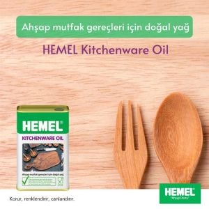 Hemel 18911 Kitchenware Oil 1Lt Ahşap Mutfak Gereçleri Yağı Şeffaf