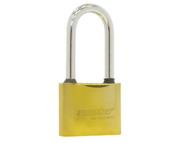 Master 500919 Uzun Asma Kilit Sarı Kaplama 63 mm