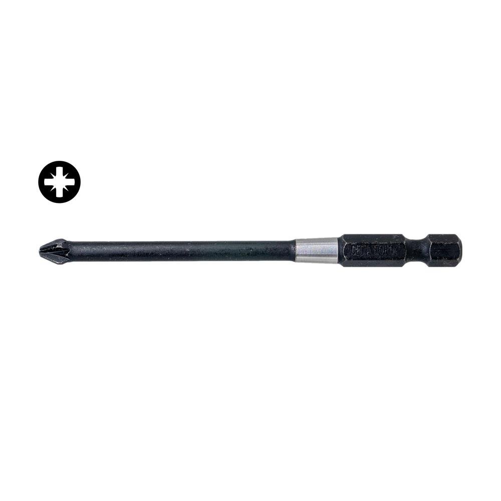 Ceta Form CB/912TM Darbeli Pozidriv Yıldız Bits Uç PZ2x90 mm