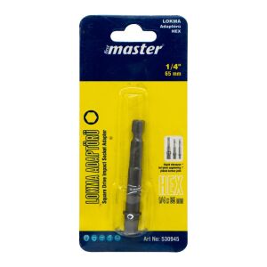 Master 530945 1/4'' Lokma Adaptörü Hex Bits Saplı 65 mm