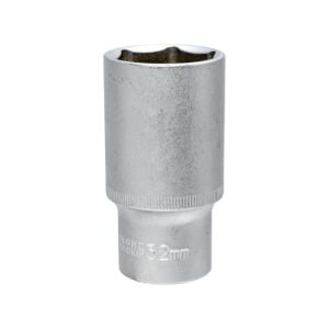 6459 Altı Köşe 1/2'' Uzun Derin Lokma Anahtar 32 mm