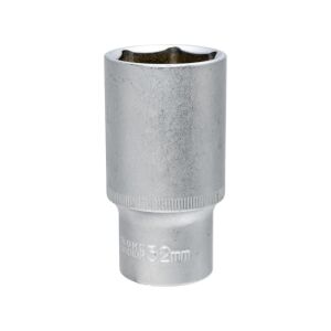 6459 Altı Köşe 1/2'' Uzun Derin Lokma Anahtar 32 mm