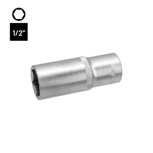 6458 Altı Köşe 1/2'' Uzun Derin Lokma Anahtar 24 mm
