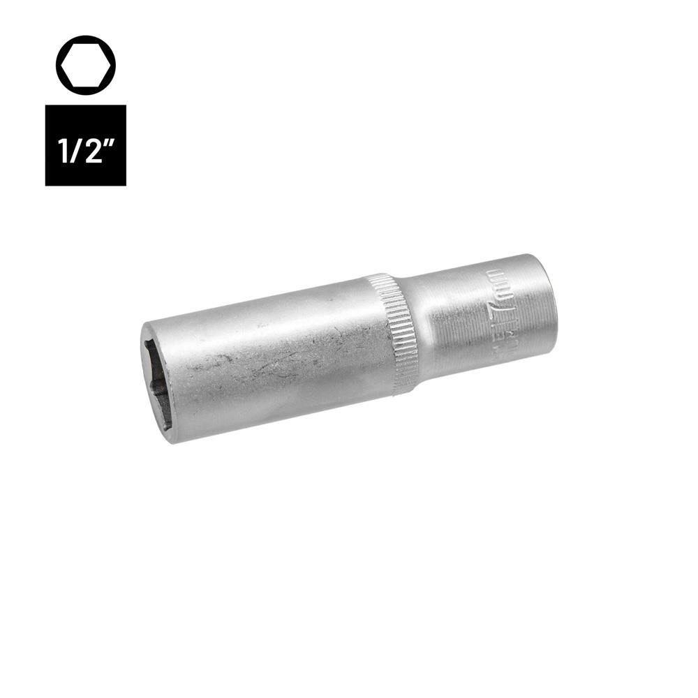 6455 Altı Köşe 1/2'' Uzun Derin Lokma Anahtar 17 mm