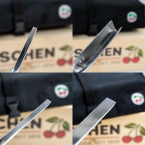 Kirschen 3188000 Profesyonel Ahşap Oyma Seti Deri Çantalı 12 Parça