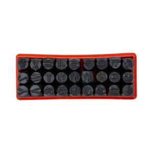 Partner PT21218 Çelik Harf Zımba Takımı 8 mm (27 Parça)