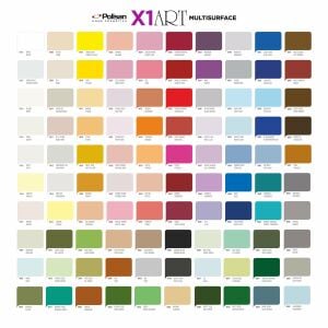 Polisan X1ART Multisurface Hobi Boyası 120ml - 0054 Şebnem Mavi