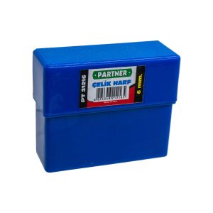 Partner PT21216 Çelik Harf Zımba Takımı 6 mm (27 Parça)