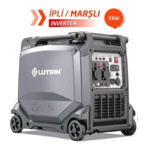 Lutian LT6500iSE Benzinli İpli/Marşlı Inverter Jeneratör 5kW
