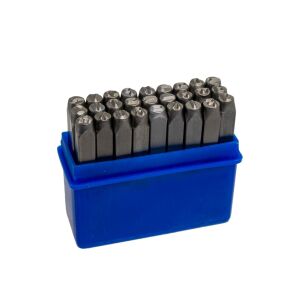 Partner PT21215 Çelik Harf Zımba Takımı 5 mm (3/16'') (27 Parça)