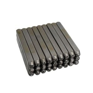 Partner PT21215 Çelik Harf Zımba Takımı 5 mm (3/16'') (27 Parça)