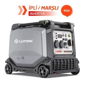 Lutian LT5500iSE Benzinli İpli/Marşlı Inverter Jeneratör 4kW
