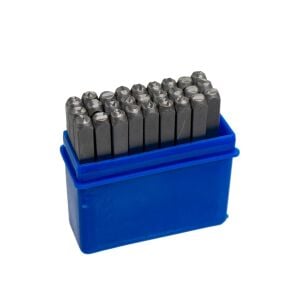 Partner PT21214 Çelik Harf Zımba Takımı 4 mm (5/32'') (27 Parça)