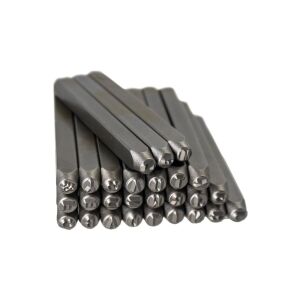 Partner PT21214 Çelik Harf Zımba Takımı 4 mm (5/32'') (27 Parça)