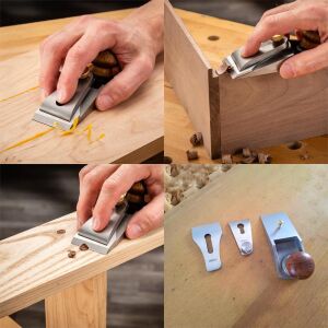 Rox Wood 0357 LUBAN Avuç İçi Metal Düz Taban Keski Rende No:1