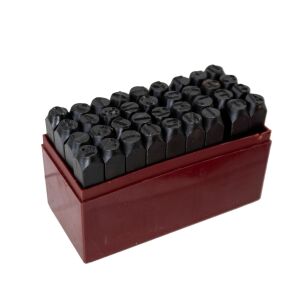Partner PT03046 Çelik Harf Rakam Zımba Takımı 10 mm (36 Parça)