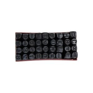 Partner PT03046 Çelik Harf Rakam Zımba Takımı 10 mm (36 Parça)