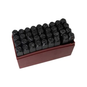 Partner PT03046 Çelik Harf Rakam Zımba Takımı 10 mm (36 Parça)