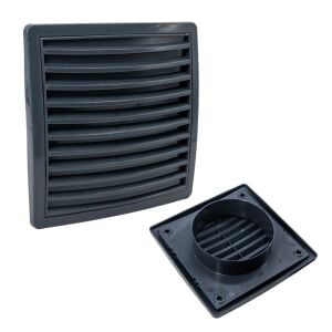 6463 Kare Baca Kapağı Duvar Menfezi 100 mm