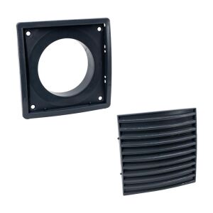 6463 Kare Baca Kapağı Duvar Menfezi 100 mm