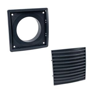 6463 Kare Baca Kapağı Duvar Menfezi 100 mm