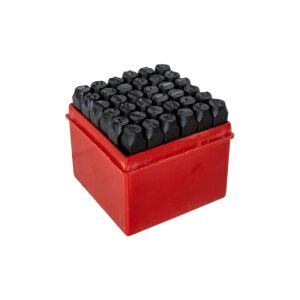 Partner PT03045 Çelik Harf Rakam Zımba Takımı 8 mm (36 Parça)