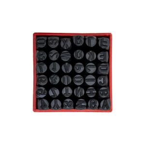Partner PT03045 Çelik Harf Rakam Zımba Takımı 8 mm (36 Parça)
