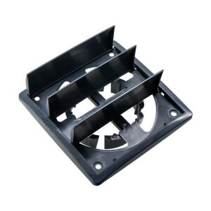 6462 Kare Hareketli Aspiratör Baca Kapağı Duvar Menfezi Ayarlı (Füme)